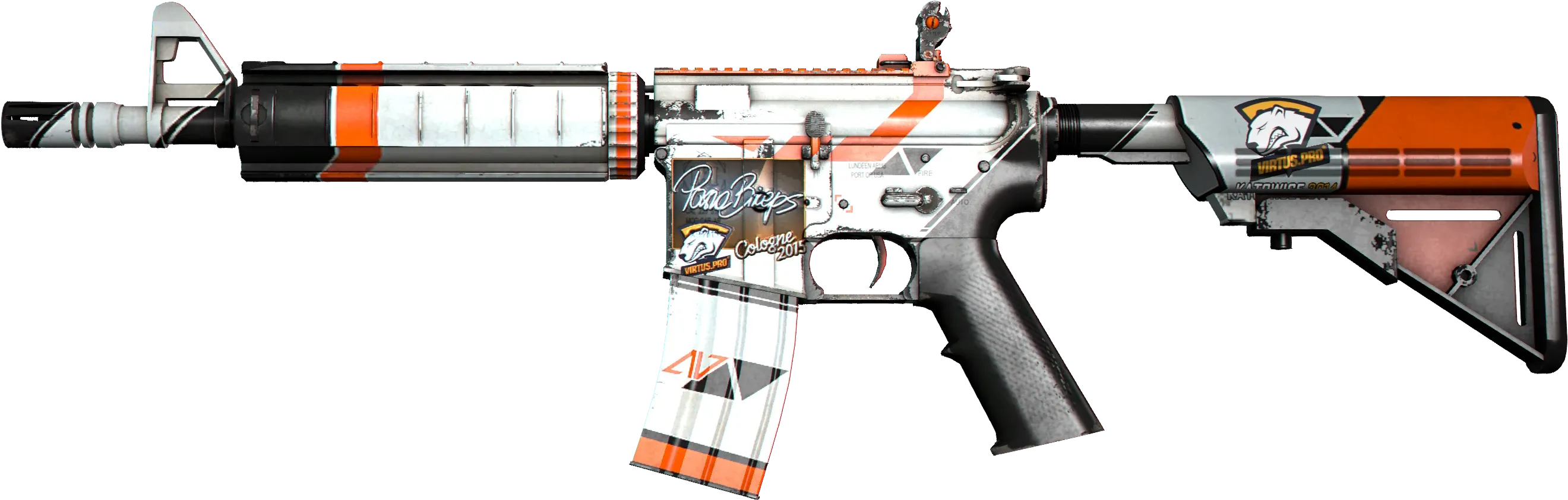 Buy and Sell StatTrak™ AWP  Asiimov (Battle-Scarred) CS:GO via P2P quickly  and safely with WAXPEER