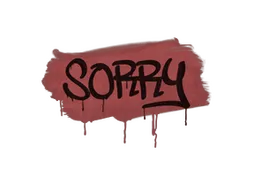 Sealed Graffiti | Sorry (Blood Red)