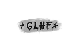Sealed Graffiti | GLHF (Shark White)