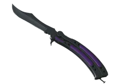 ★ StatTrak™ Butterfly Knife | Ultraviolet (Minimal Wear)