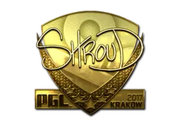 Sticker | shroud (Gold) | Krakow 2017