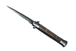 ★ Stiletto Knife | Damascus Steel (Field-Tested)