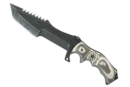 ★ StatTrak™ Huntsman Knife | Black Laminate (Minimal Wear)