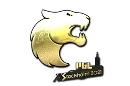 Sticker | FURIA (Gold) | Stockholm 2021