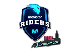 Sticker | Movistar Riders (Foil) | Stockholm 2021