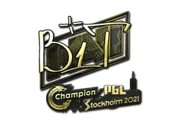 Sticker | b1t (Gold) | Stockholm 2021