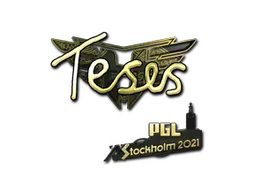 Sticker | TeSeS (Gold) | Stockholm 2021