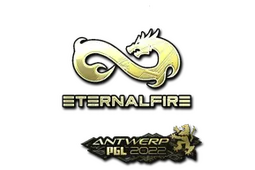 Sticker | Eternal Fire (Gold) | Antwerp 2022