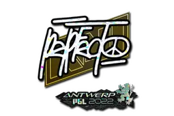 Sticker | Perfecto (Glitter) | Antwerp 2022
