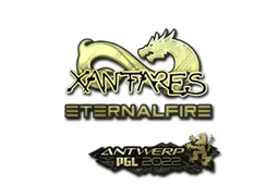 Sticker | XANTARES (Gold) | Antwerp 2022