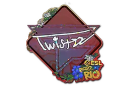 Sticker | Twistzz (Glitter) | Rio 2022