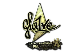 Sticker | gla1ve (Gold) | Antwerp 2022