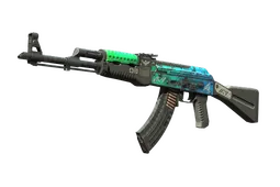 StatTrak™ AK-47 | Ice Coaled (Battle-Scarred)