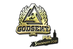 Sticker | GODSENT (Gold) | Stockholm 2021