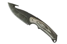 ★ StatTrak™ Gut Knife | Black Laminate (Battle-Scarred)