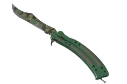 ★ StatTrak™ Butterfly Knife | Boreal Forest (Well-Worn)