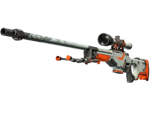 Buy and Sell StatTrak™ AWP  Asiimov (Battle-Scarred) CS:GO via P2P quickly  and safely with WAXPEER