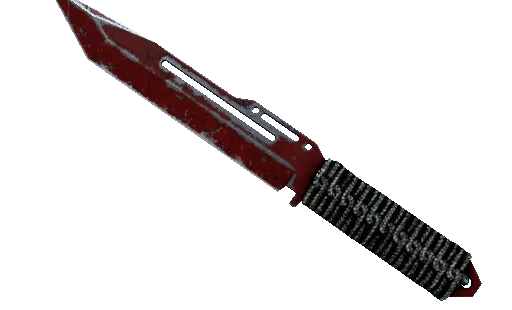 Buy and Sell ☆ Paracord Knife  Crimson Web (Battle-Scarred) CS