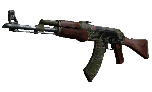 StatTrak™ AK-47 | Jaguar (Well-Worn) - Previwew