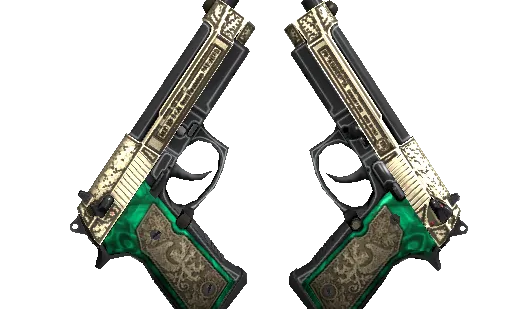 StatTrak™ Dual Berettas | Royal Consorts (Field-Tested) - Preview