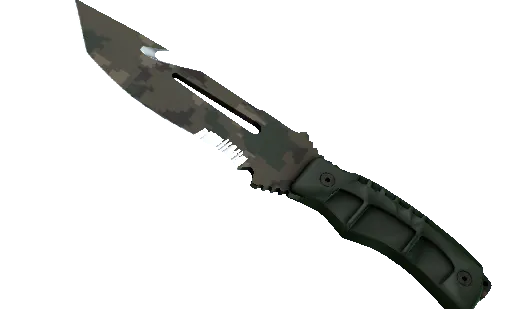 ★ Survival Knife | Forest DDPAT (Well-Worn) - Previwew