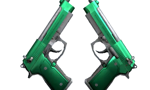 Dual Berettas | Emerald (Factory New) - Preview